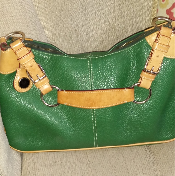 Dooney & Bourke Handbags - Dooney & Bourke AWL Green Shoulder Bag